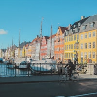 The iconic Nyhavn in Copenhagen, Denmark