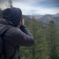 Photographing the mountains in Boulder, Colorado