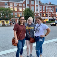 Steph and her friends in Portsmouth, NH